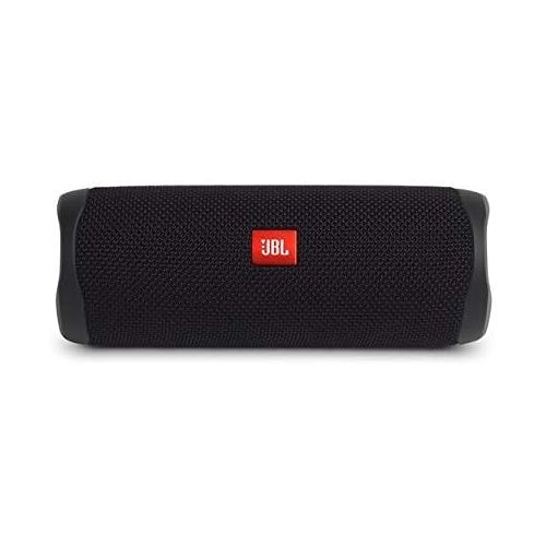 제이비엘 JBL FLIP 5 Portable Speaker IPX7 Waterproof On-The-Go Bundle with gSport Deluxe Hardshell Case (Black)