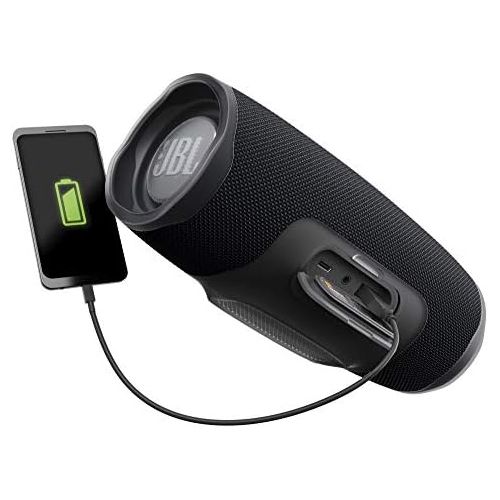제이비엘 JBL Charge 4 Waterproof Portable Bluetooth Speaker with 20 Hour Battery - Black