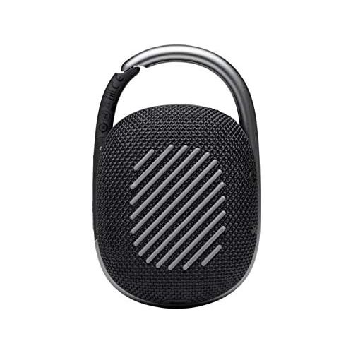 제이비엘 JBL Clip 4 Portable Bluetooth Wireless Speaker Bundle with divvi! Protective Hardshell Case - Black