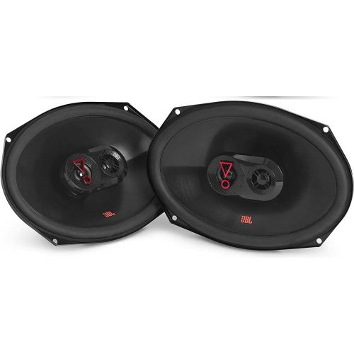 제이비엘 Pair of JBL Stage3 9637F 6 X 9 Three-Way Car Audio Speaker No Grill Bundle