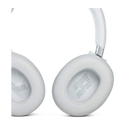 제이비엘 JBL Live 660NC - Wireless Over-Ear Noise Cancelling Headphones with Long Lasting Battery and Voice Assistant - White