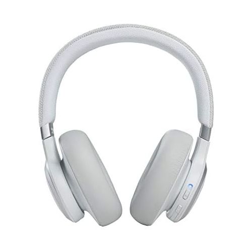 제이비엘 JBL Live 660NC - Wireless Over-Ear Noise Cancelling Headphones with Long Lasting Battery and Voice Assistant - White