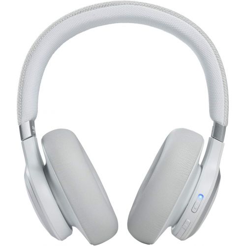 제이비엘 JBL Live 660NC - Wireless Over-Ear Noise Cancelling Headphones with Long Lasting Battery and Voice Assistant - White