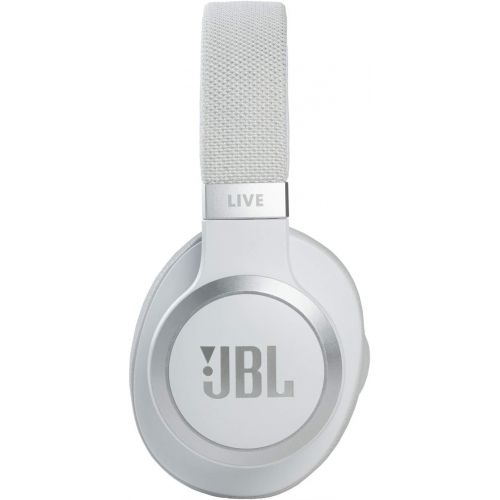 제이비엘 JBL Live 660NC - Wireless Over-Ear Noise Cancelling Headphones with Long Lasting Battery and Voice Assistant - White