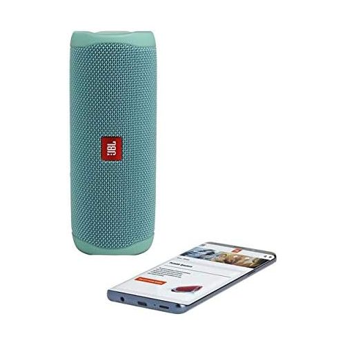 제이비엘 JBL FLIP 5 Portable Speaker IPX7 Waterproof On-The-Go Bundle with gSport Deluxe Hardshell Case (Teal)