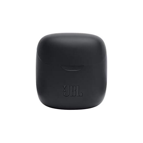 제이비엘 JBL Tune 225TWS True Wireless Earbud Headphones - JBL Pure Bass Sound, Bluetooth, 25H Battery, Dual Connect, Native Voice Assistant (Black)