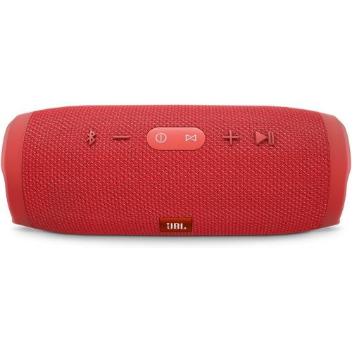 제이비엘 JBL Charge 3 Waterproof Portable Bluetooth Speaker - Pair (Red/Red)