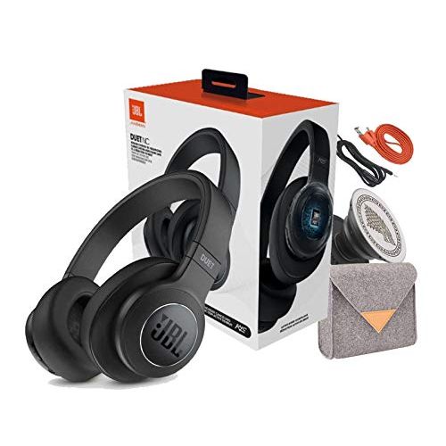 제이비엘 JBL Duet ANC Wireless Noise Cancelling On-Ear Headphones with Pouch-Phone Griper Stand (Retail Packing)