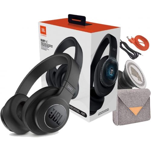 제이비엘 JBL Duet ANC Wireless Noise Cancelling On-Ear Headphones with Pouch-Phone Griper Stand (Retail Packing)