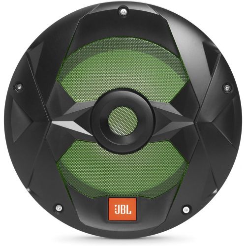 제이비엘 JBL MS10LB - Two OEM Replacement Marine 10 Inch Black Subwoofers with RGB LEDs - 4-Ohm