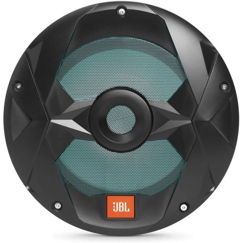 제이비엘 JBL MS10LB - Two OEM Replacement Marine 10 Inch Black Subwoofers with RGB LEDs - 4-Ohm