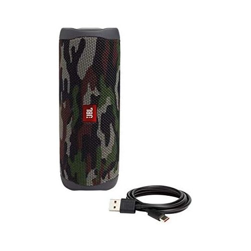 제이비엘 JBL FLIP 5 Portable Speaker IPX7 Waterproof On-The-Go Bundle with gSport Deluxe Hardshell Case (Green Camo)