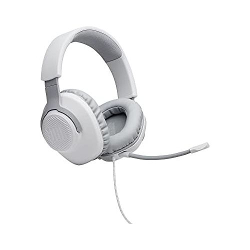 제이비엘 JBL Quantum 100 - Wired Over-Ear Gaming Headphones - White