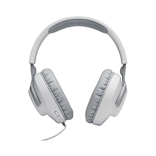 제이비엘 JBL Quantum 100 - Wired Over-Ear Gaming Headphones - White