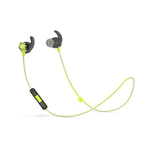 제이비엘 JBL Reflect Mini 2 Wireless in-Ear Sport Headphones with Three-Button Remote and Microphone - Green