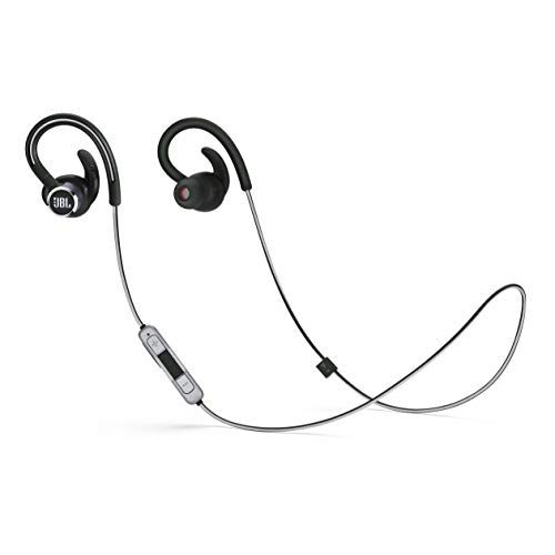 제이비엘 JBL Reflect Contour 2 Wireless Sport in-Ear Headphones with Three-Button Remote and Microphone (Black)