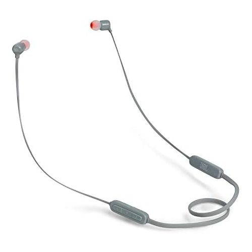 제이비엘 JBL T110BT Wireless in-Ear Headphones Three-Button Remote Microphone (Gray)