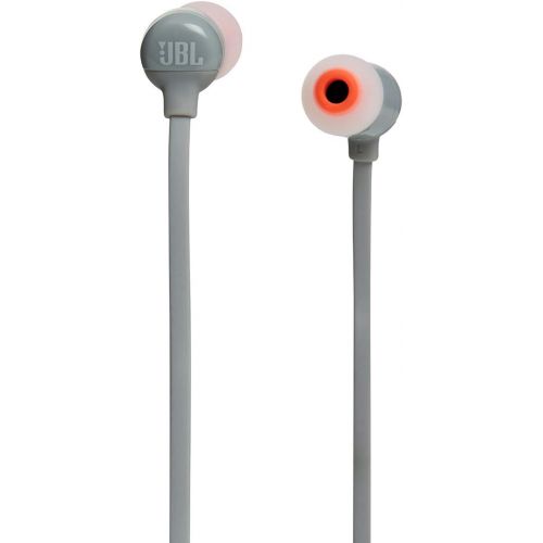 제이비엘 JBL T110BT Wireless in-Ear Headphones Three-Button Remote Microphone (Gray)