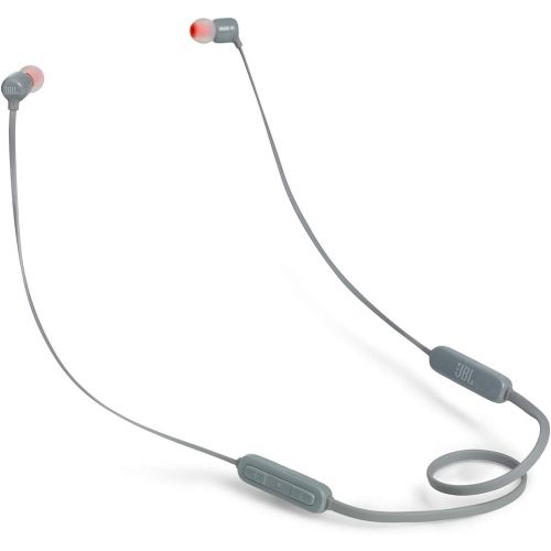 제이비엘 JBL T110BT Wireless in-Ear Headphones Three-Button Remote Microphone (Gray)