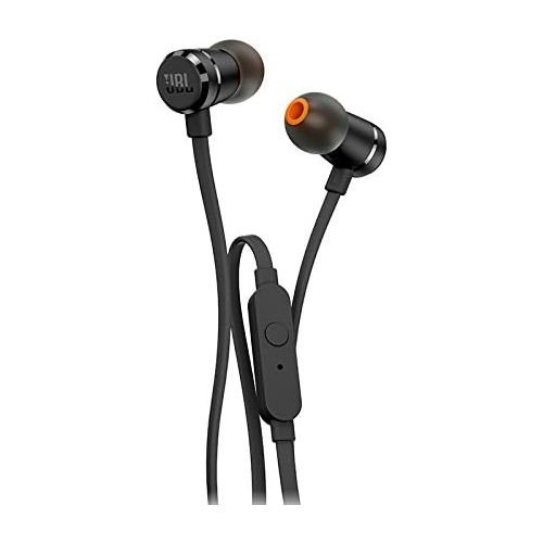 제이비엘 JBL T290 Premium in-Ear Headphones with mic, Flat Cord with Universal Remote, Pure bass