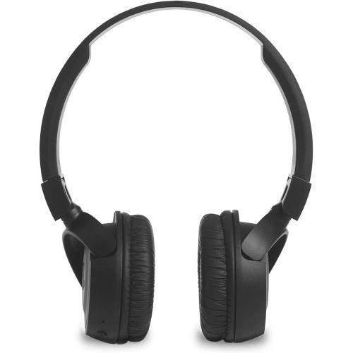 제이비엘 JBL T460BT Extra Bass Wireless On-Ear Headphones with 11 Hours Playtime & Mic - Black