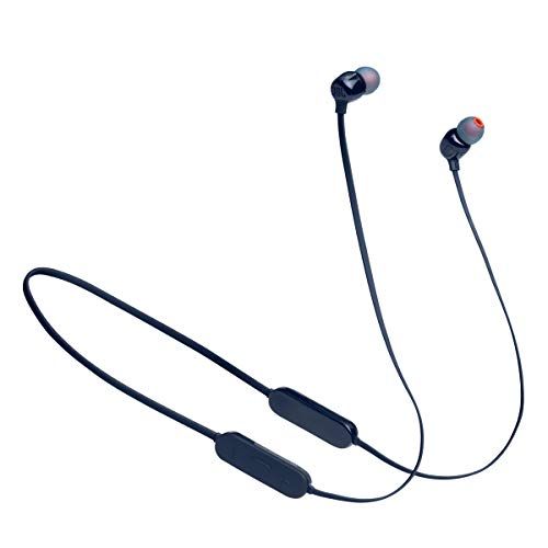 제이비엘 JBL Tune 125 - Bluetooth Wireless in-Ear Headphones with 3-Button Mic/Remote and Flat Cable - Blue