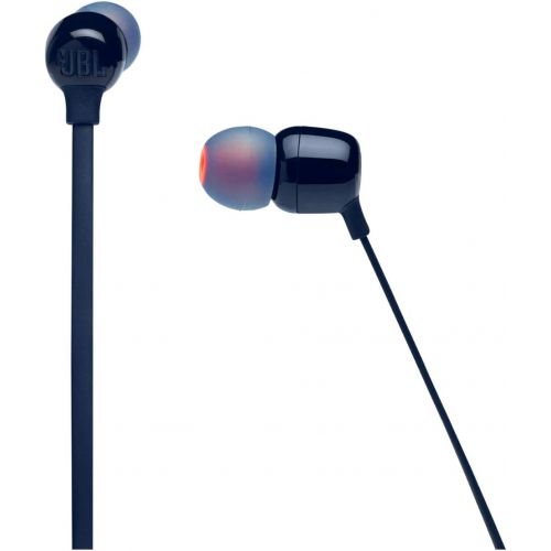 제이비엘 JBL Tune 125 - Bluetooth Wireless in-Ear Headphones with 3-Button Mic/Remote and Flat Cable - Blue