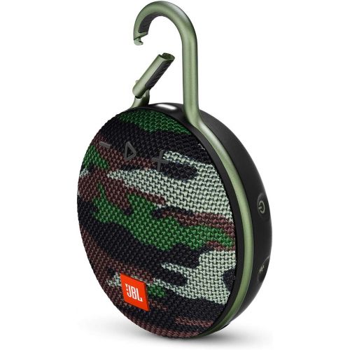 제이비엘 JBL Clip 3 Portable Waterproof Wireless Bluetooth Speaker Bundle - (Pair) Camouflage/Black Camo