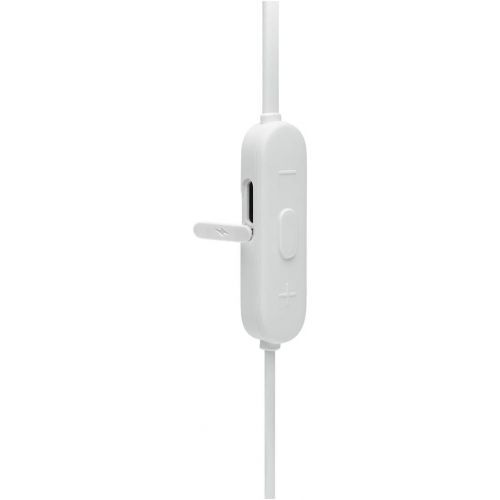 제이비엘 JBL Tune 215 - Bluetooth Wireless in-Ear Headphones with 3-Button Mic/Remote and Flat Cable - White