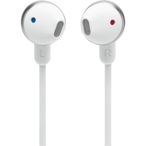 제이비엘 JBL Tune 215 - Bluetooth Wireless in-Ear Headphones with 3-Button Mic/Remote and Flat Cable - White