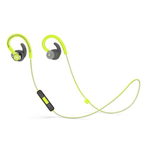 제이비엘 JBL Reflect Contour 2 Wireless Sport in-Ear Headphones with Three-Button Remote and Microphone - Green