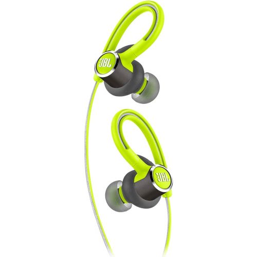 제이비엘 JBL Reflect Contour 2 Wireless Sport in-Ear Headphones with Three-Button Remote and Microphone - Green