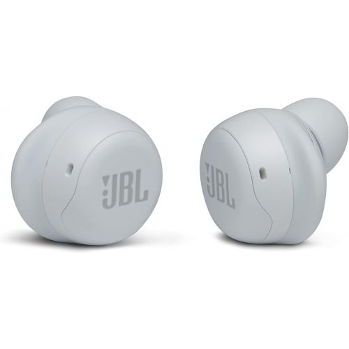 제이비엘 JBL Live Free NC+ - True Wireless in-Ear Noise Cancelling Bluetooth Headphones with Active Noise Cancelling, Microphone, Up to 21H Battery, Wireless Charging (White)