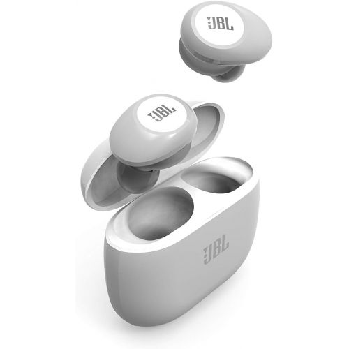 제이비엘 JBL Tune 125TWS True Wireless In-Ear Headphones - JBL Pure Bass Sound, 32H Battery, Bluetooth, Fast Pair, Comfortable, Wireless Calls, Music, Native Voice Assistant (White)