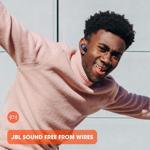 제이비엘 JBL Tune 125TWS True Wireless In-Ear Headphones - JBL Pure Bass Sound, 32H Battery, Bluetooth, Fast Pair, Comfortable, Wireless Calls, Music, Native Voice Assistant (White)