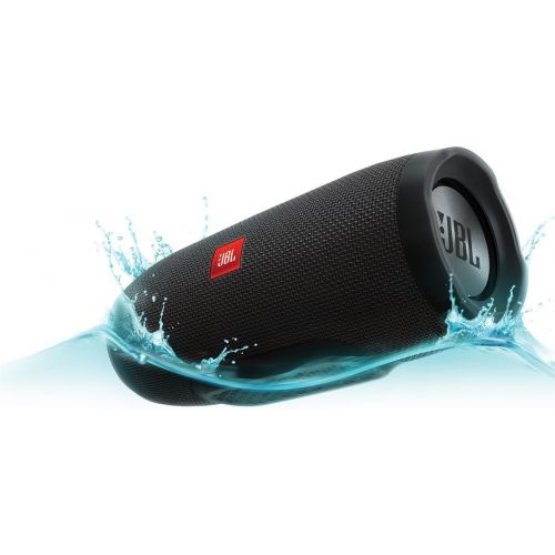 제이비엘 JBL Charge 3 Waterproof Portable Bluetooth Speaker - Pair (Black/Black)