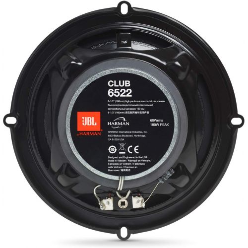 제이비엘 JBL Club 6522 6-1/2 2-Way Speakers