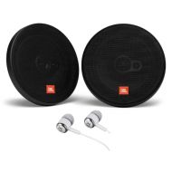 JBL Stage 602 135W Max (45W RMS) 6-1/2 4 ohms Stage Series 2-Way Coaxial Car Audio Speakers / FREE ALPHASONIK EARBUDS