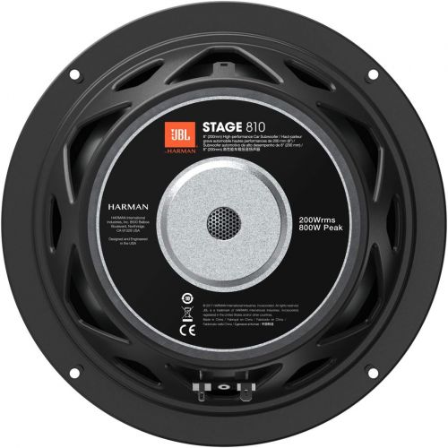 제이비엘 JBL Stage810 - 8 Car Audio Subwoofer, Black (STAGE810AM)