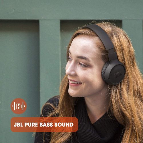 제이비엘 JBL Tune 510BT: Wireless On-Ear Headphones with Purebass Sound - Black