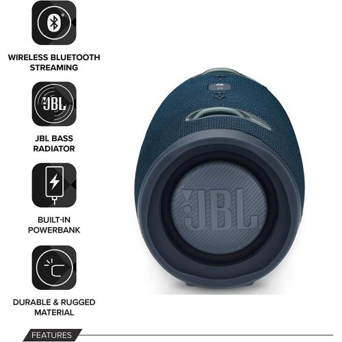 제이비엘 JBL Xtreme 2 Portable Wireless Bluetooth Speakers - Pair (Blue)