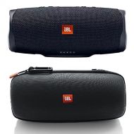 JBL Charge 4 Black Bluetooth Speaker with JBL Authentic Carrying Case