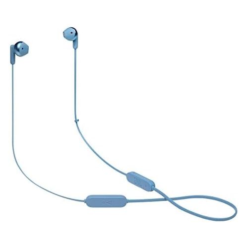 제이비엘 JBL Tune 215 - Bluetooth Wireless in-Ear Headphones with 3-Button Mic/Remote and Flat Cable - Blue