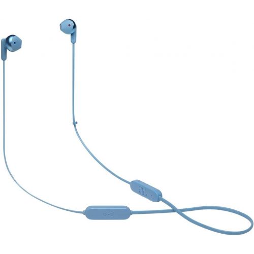 제이비엘 JBL Tune 215 - Bluetooth Wireless in-Ear Headphones with 3-Button Mic/Remote and Flat Cable - Blue