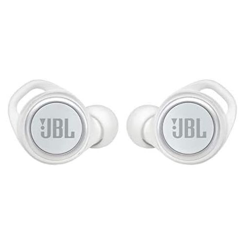 제이비엘 JBL LIVE300 Wireless Earbud Headphones with JBL Charging Case and Hard-Shell Case Bundle (White, Live 300)