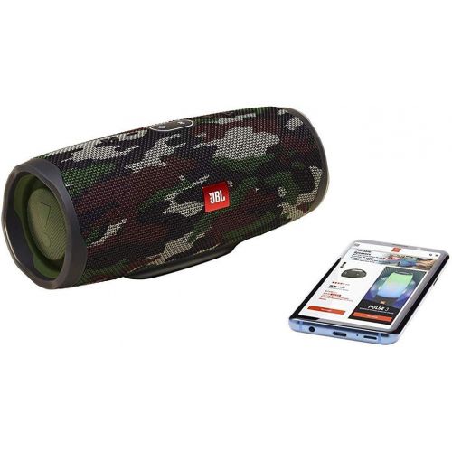 제이비엘 JBL Charge 4 Portable Waterproof Wireless Bluetooth Speaker Bundle with USB Bluetooth Adapter - Camouflage