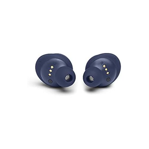 제이비엘 JBL Live Free NC+ - True Wireless in-Ear Noise Cancelling Bluetooth Headphones with Active Noise Cancelling, Microphone, Up to 21H Battery, Wireless Charging (Blue)