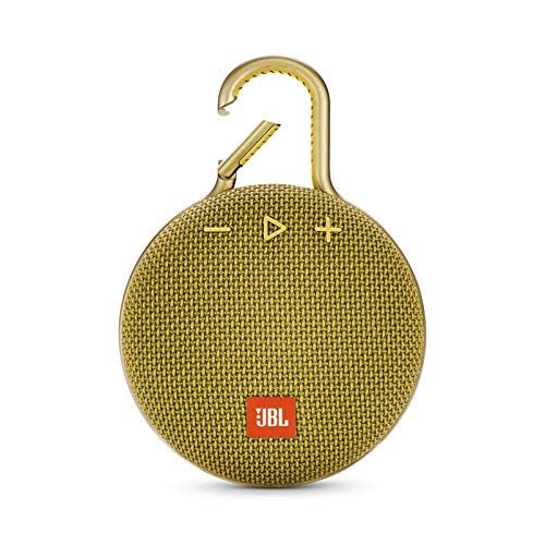 제이비엘 JBL JBLCLIP3YEL CLIP3 Portable Bluetooth Speaker with Carabiner - Yellow