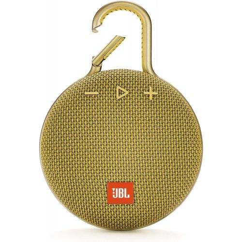 제이비엘 JBL JBLCLIP3YEL CLIP3 Portable Bluetooth Speaker with Carabiner - Yellow