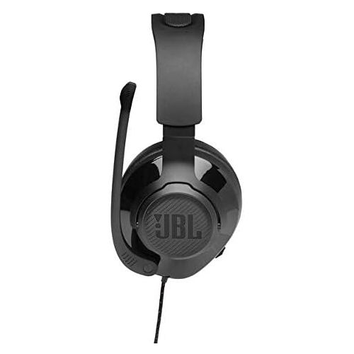 제이비엘 JBL Quantum 200 Wired Over-Ear Gaming Headphone Bundle with gSport Deluxe Travel Case (Black)